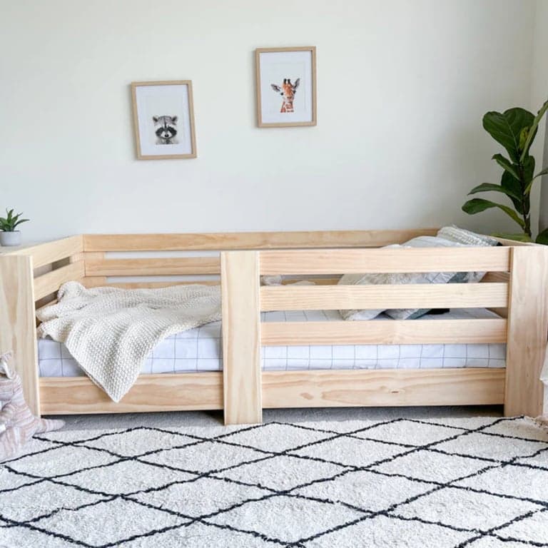 Montessori Magic of Wood Classic Floor Bed Pine Single
