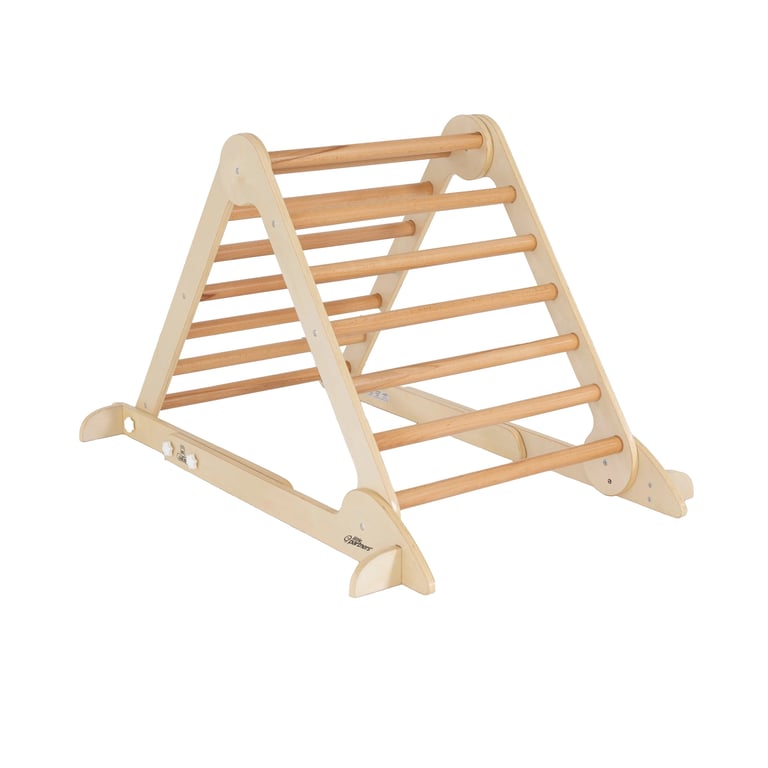 Montessori Little Partners Learn 'N Climb Triangle Natural