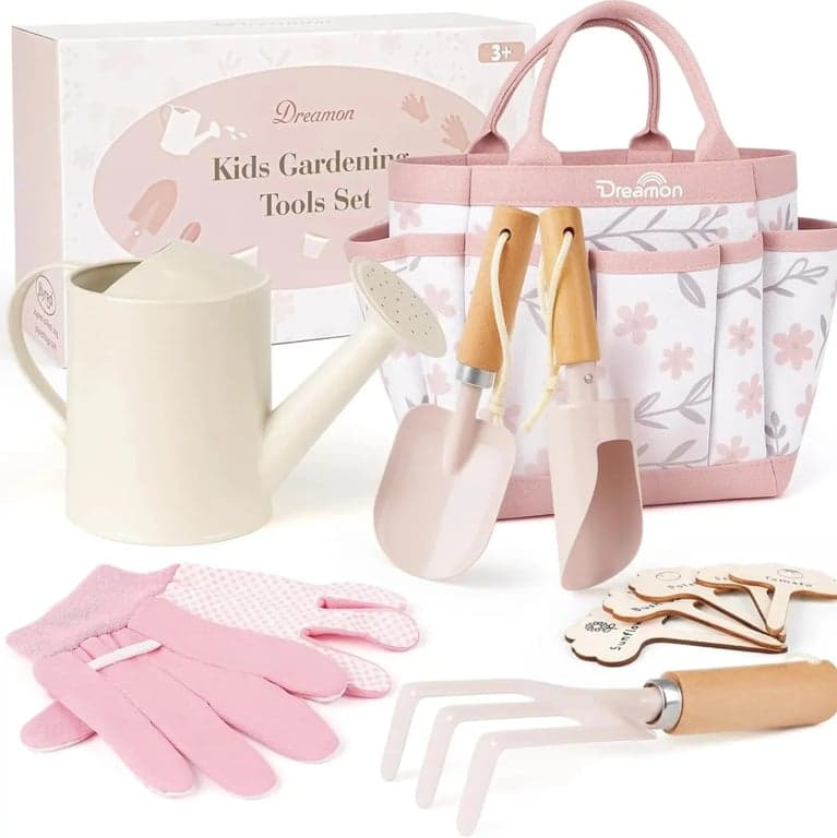 Joyreal Garden Tools Kit Pink
