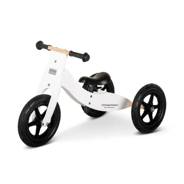 Montessori My Happy Helpers 2-in-1 Wooden Trike Balance Bike Snow White No Canvas Bag