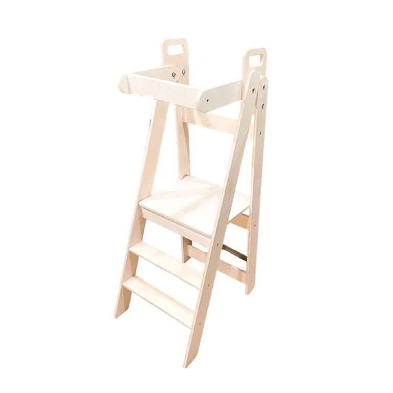 Montessori Bush Acres Foldable Toddler Tower Blaze