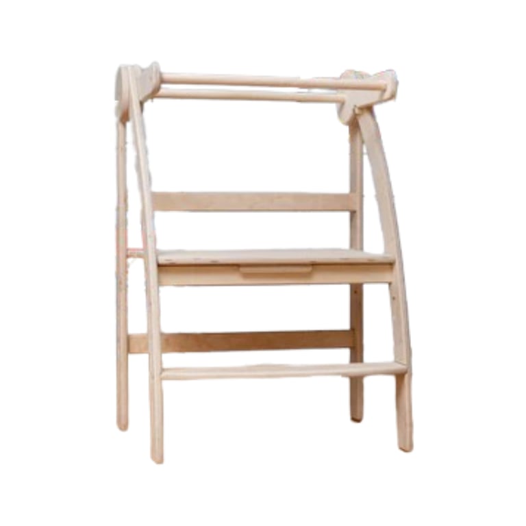 Montessori The Nurturing Nook Montessori Foldable Toddler Tower for Twins or Siblings