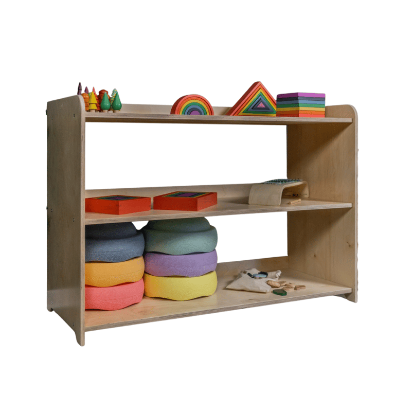 Montessori Jindl Toy Shelves Natural High