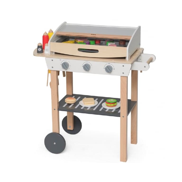 Viga Play Kitchen Grill With Accessories