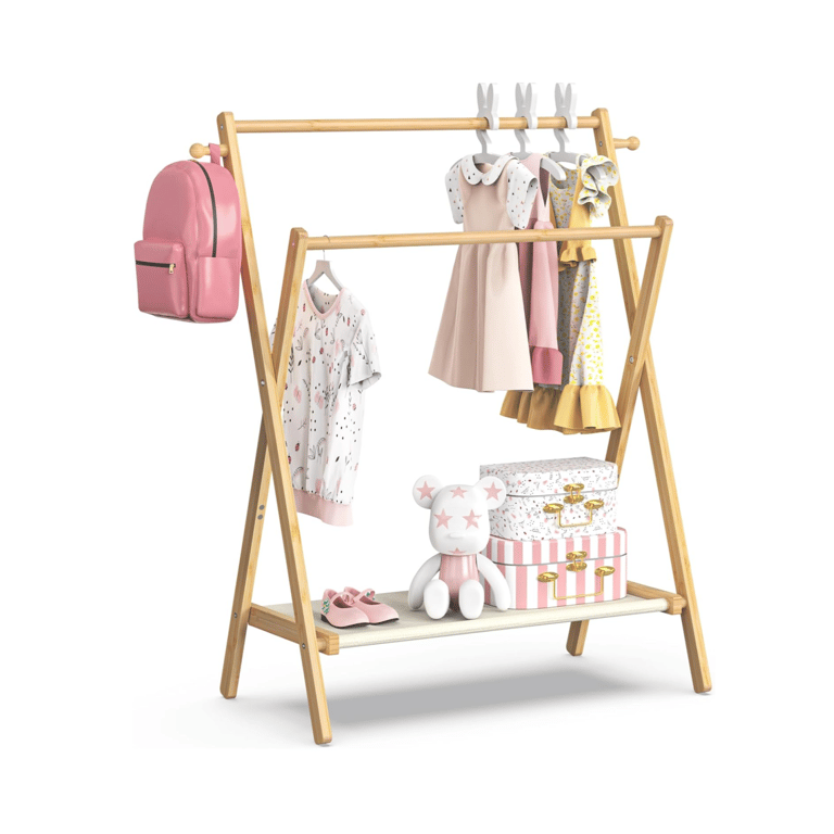 Montessori BAMBOOHOMIE Kids Clothing Rack