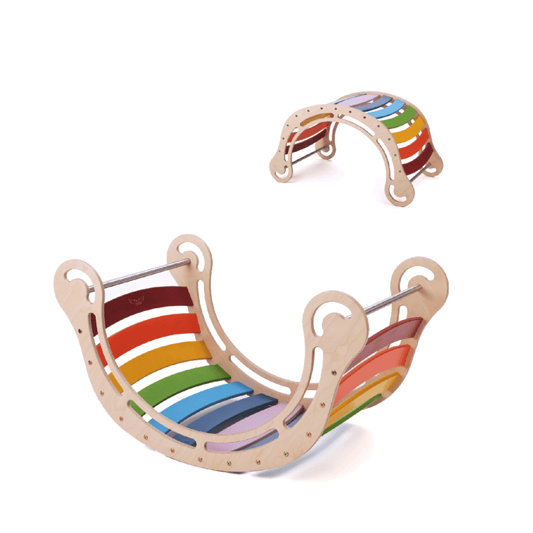 Montessori Katehaa Climbing Arch Rainbow XXL