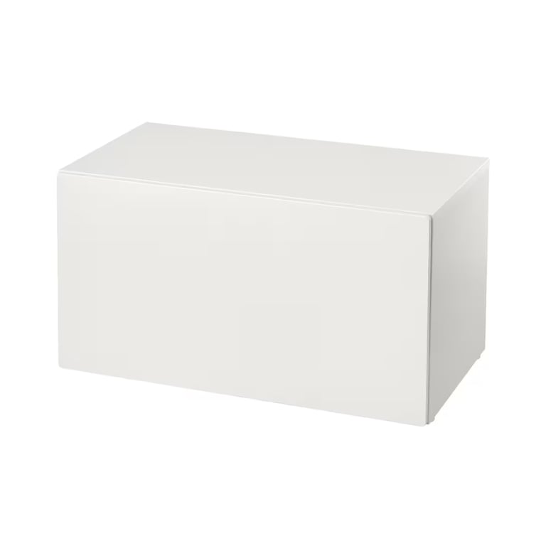 Montessori IKEA SMÅSTAD Bench With Toy Storage White