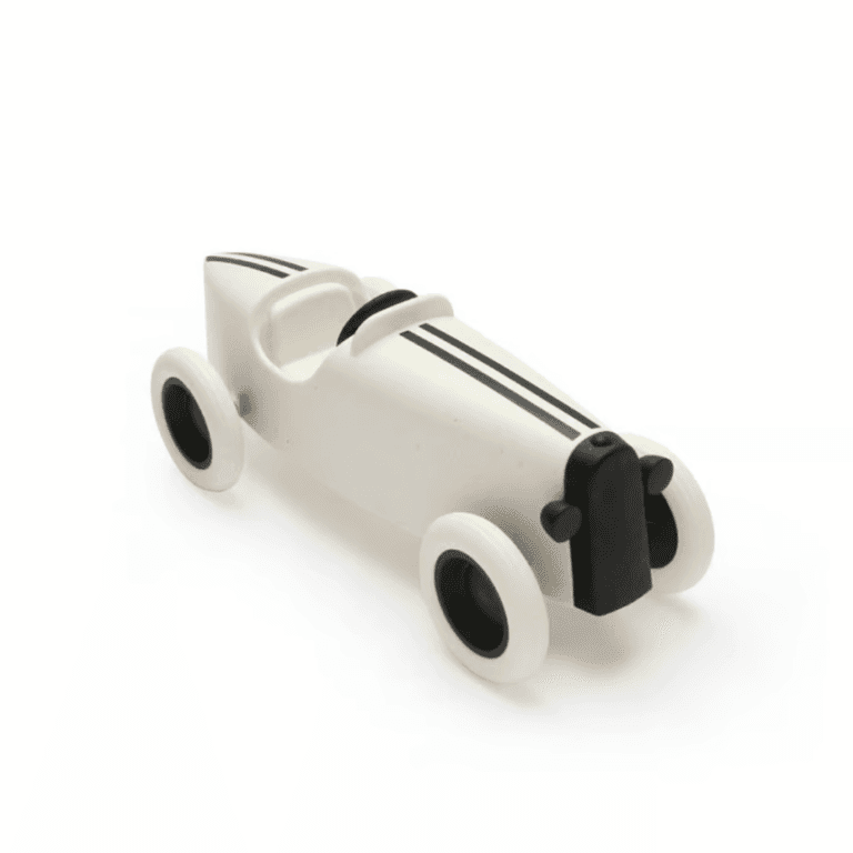 Ooh Noo Grand Prix Racing Car Toy White