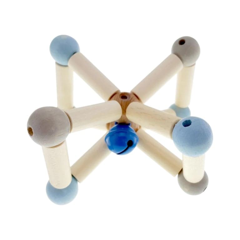 Hess-Spielzeug Rattle Natural Twisty Blue