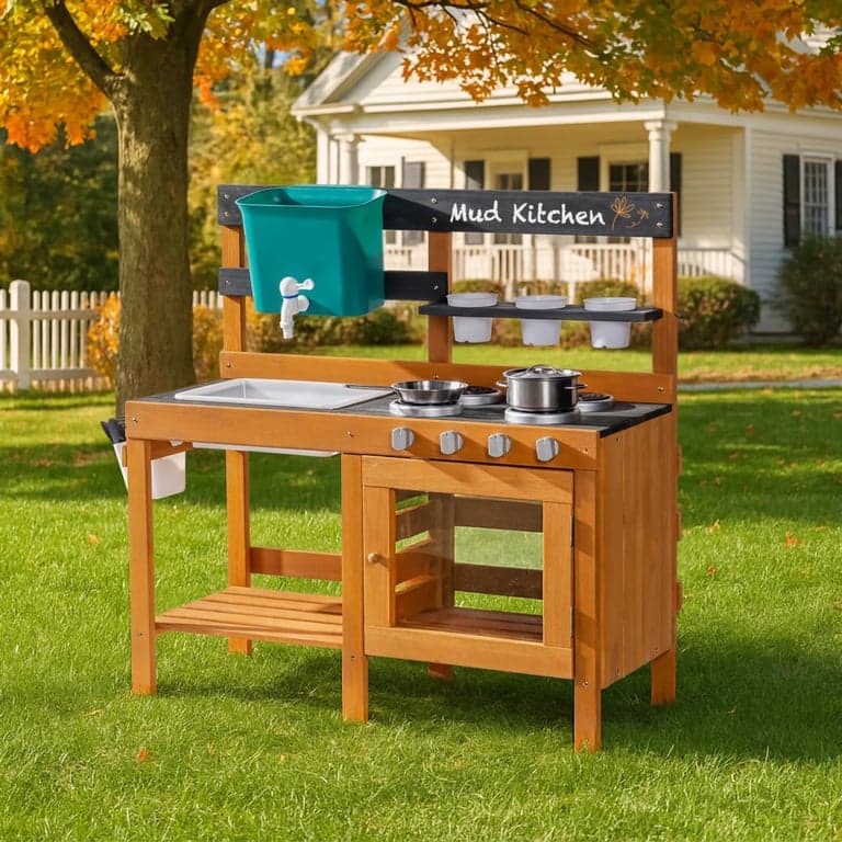 Robud Mud Kitchen With Real Water Play