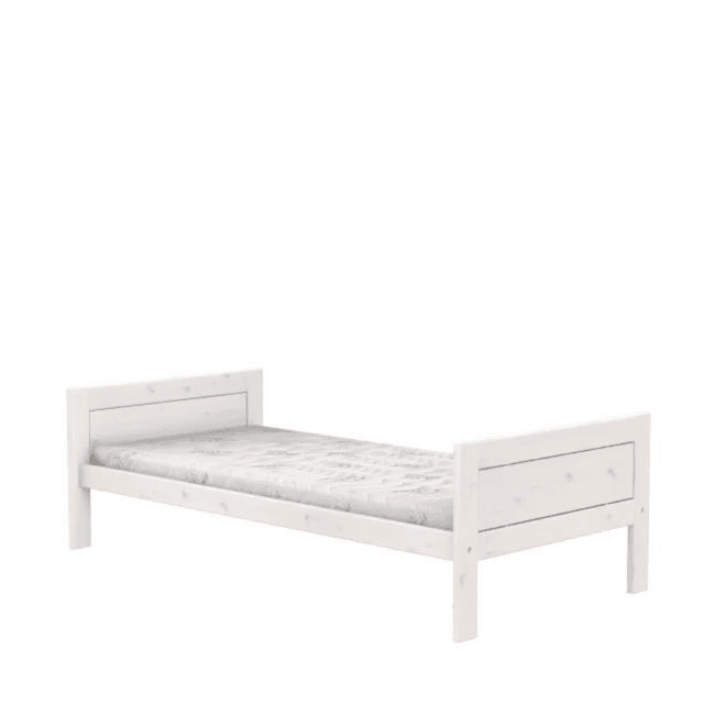 LIFETIME Kidsroom Single Bed 90 x 200 cm Whitewash Premium