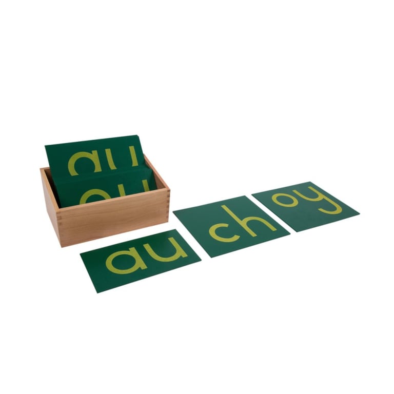 Montessori Leader Joy Lowercase Print Double Sandpaper Letters With Box