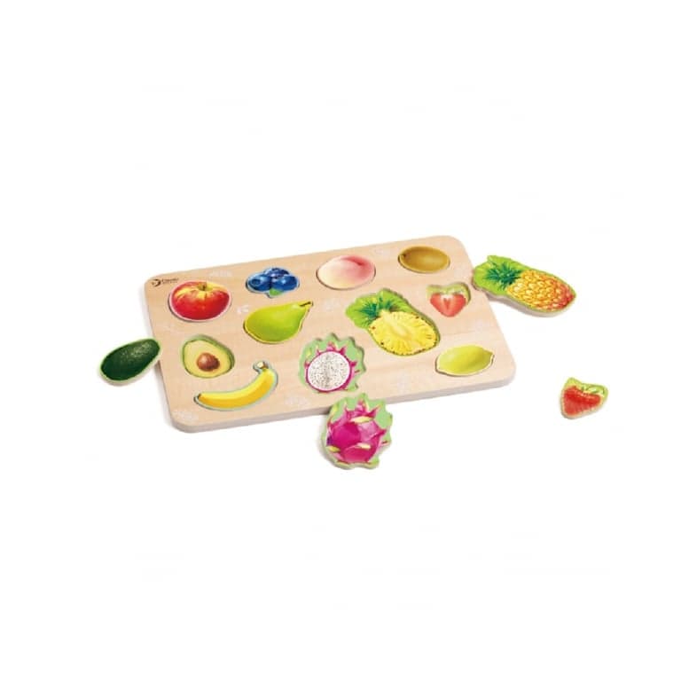 Classic World Shape Puzzle Fruits