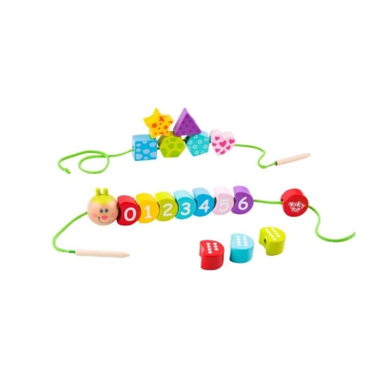 Tooky Toy Threading Beads Caterpillar