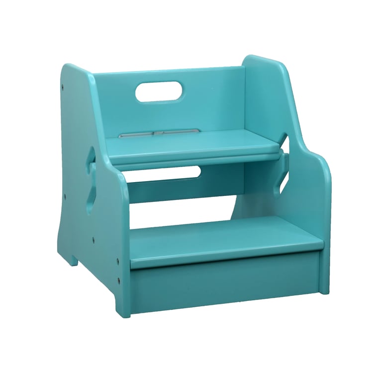Montessori Little Partners StepUp Step Stool Turquoise