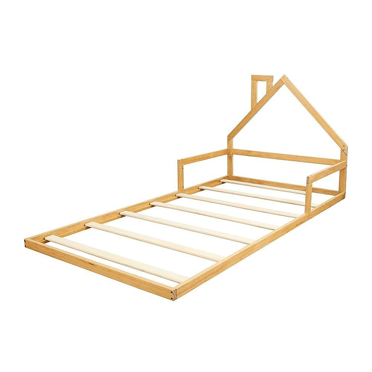 Montessori Palermo House Floor Bed Frame King Single