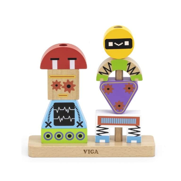 Viga Stacking Toy Robot