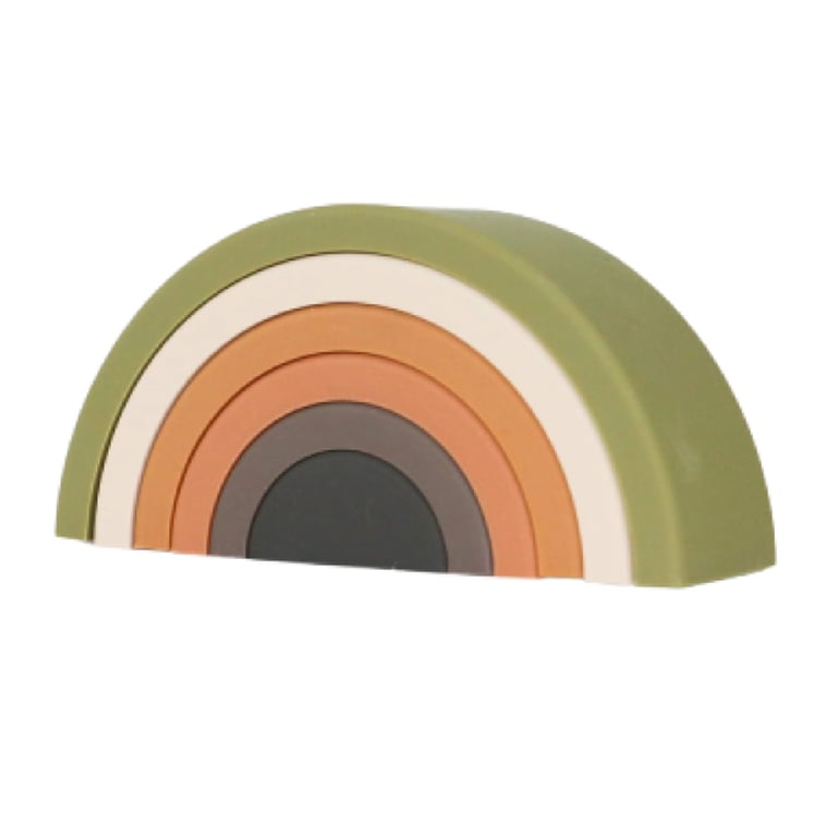 Montessori Baney Rainbow Stacking Toy Small Earth