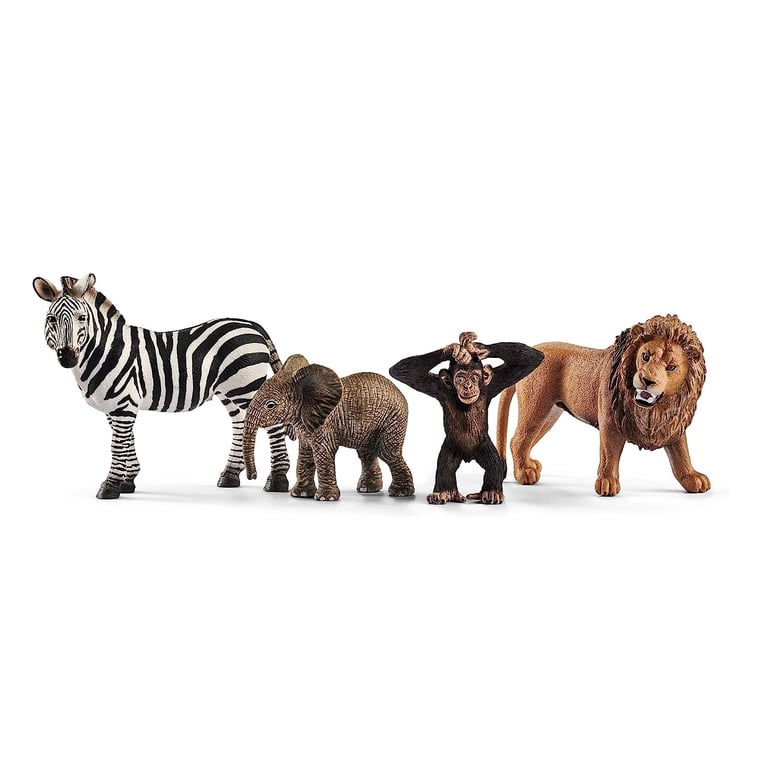 Montessori Schleich Bath Toys Wild Life Starter-Set Action Figure