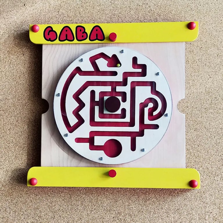 Montessori GABA Mini Labyrinth Wall Activity Toy