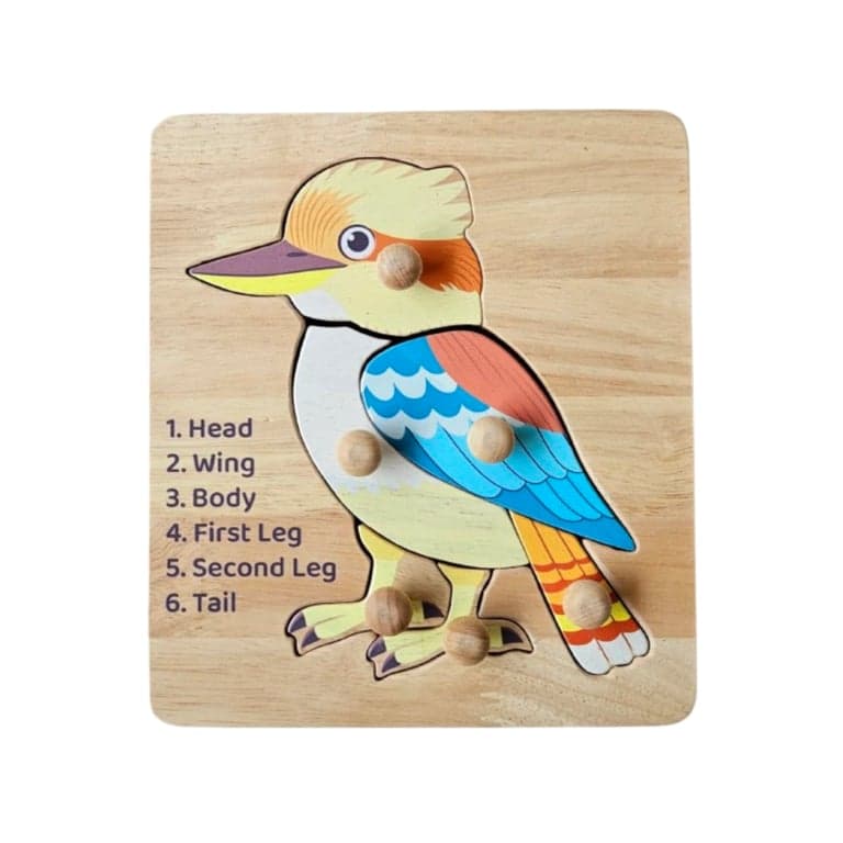 QToys Knob Puzzle Kookaburra