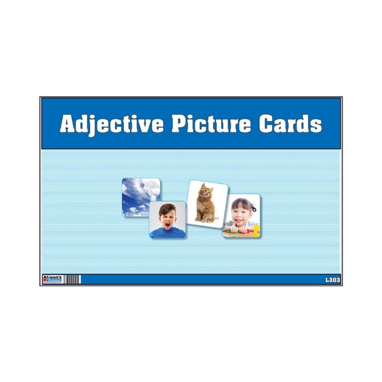 Montessori Alison's Montessori Printed Adjective Picture Cards