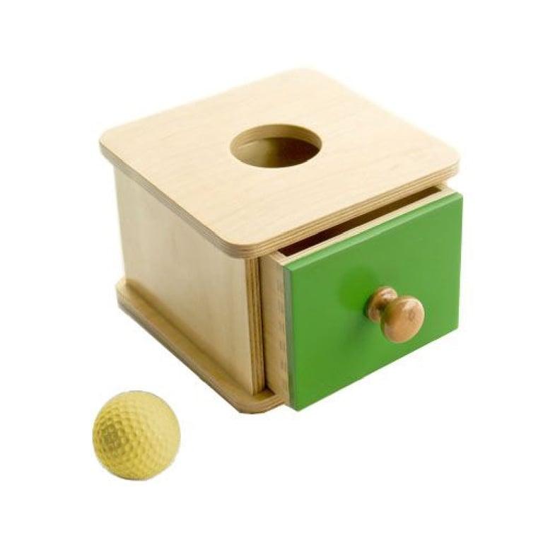 Montessori Montessori Outlet Imbucare Box With Knitted Ball