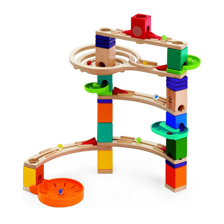 Montessori Hape Quadrilla Cliffhanger Marble Run Blocks