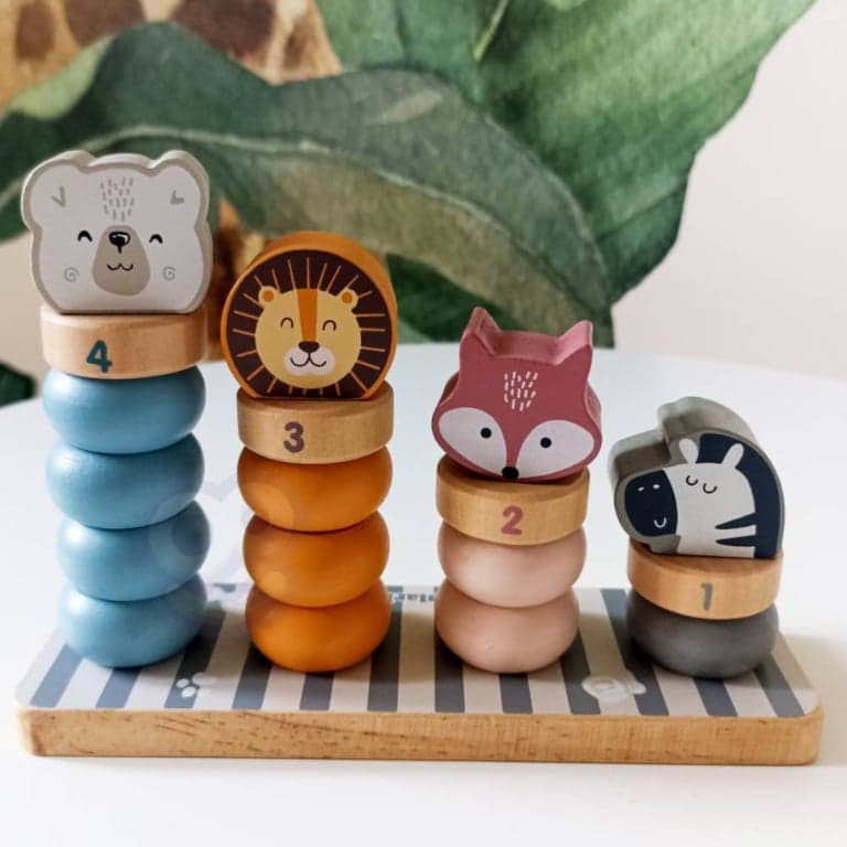 PolarB Ring Stacker Animals | MontiPlanet.com.au Toys and Furniture for ...