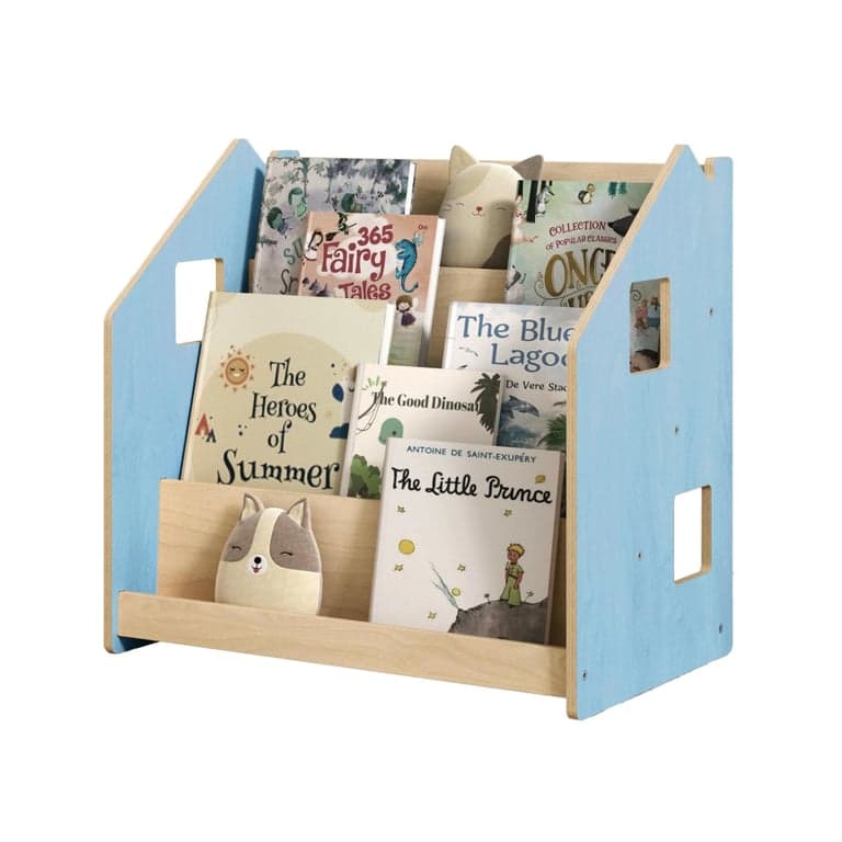 Busy Kids Bookshelf Blue