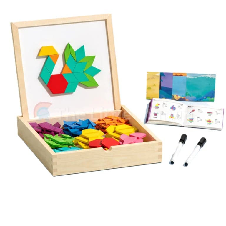 The Little Marvin Wooden Tangram Puzzle