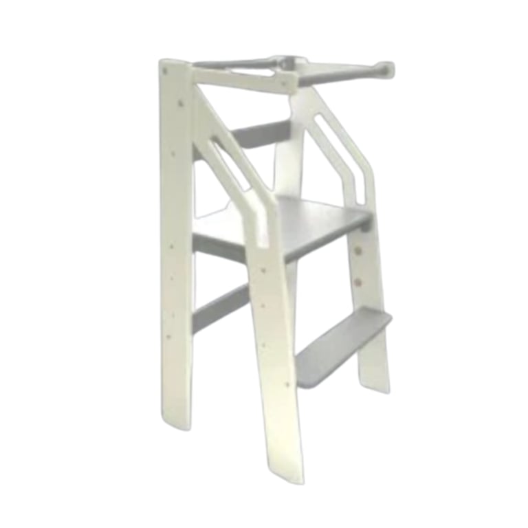 Montessori Woodesa Twin Toddler Tower White/Gray