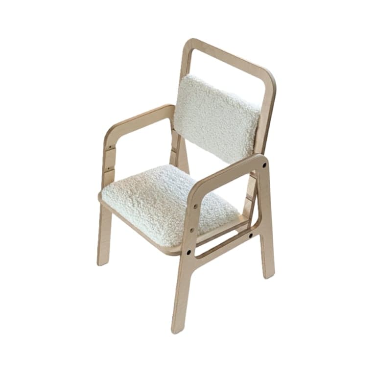 Luula Adjustable Children Chair Vanilla Lamb