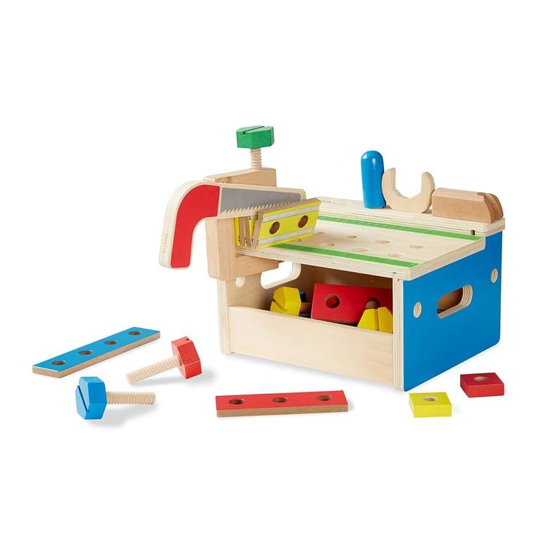 Montessori Melissa and Doug Hammer and Saw Wooden Tool Bench