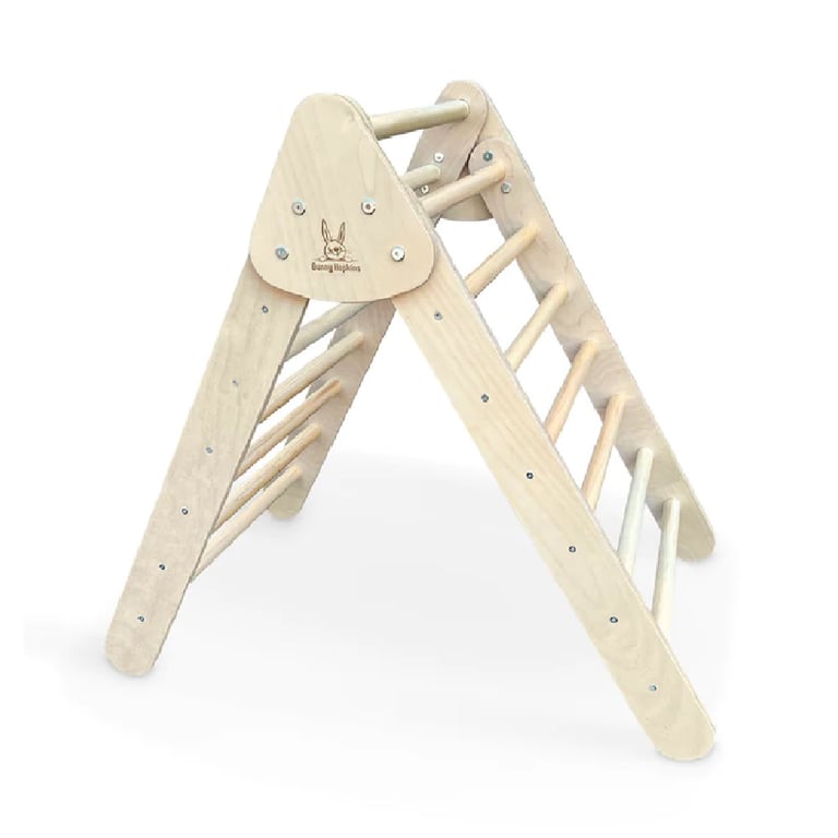 Montessori Bunny Hopkins Climbing Triangle Large Unfinished