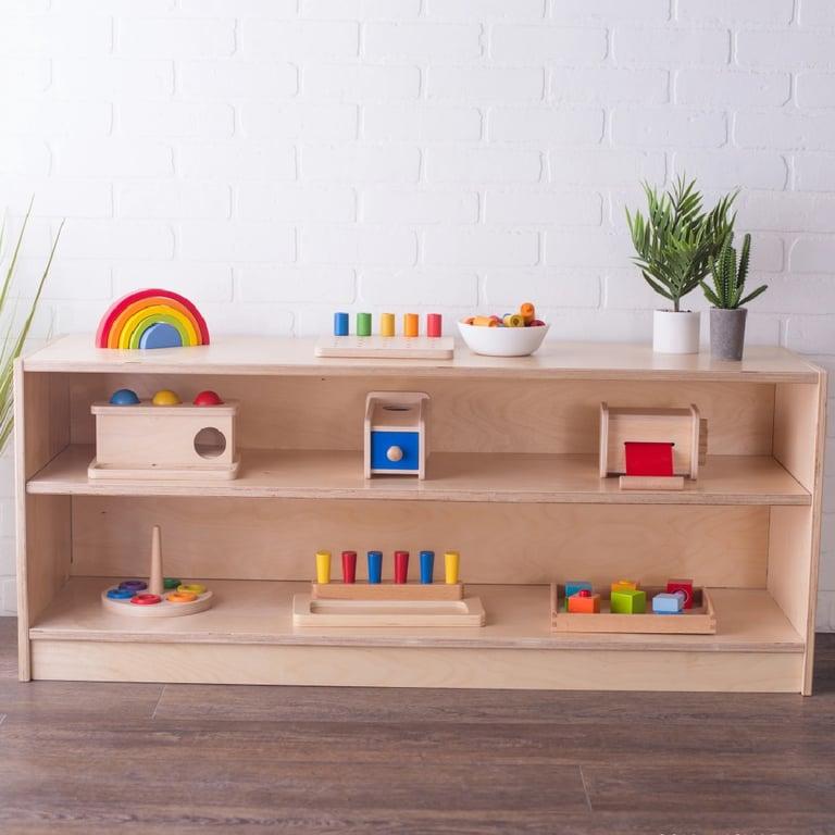 Montessori Sprout Kids Montessori School Open Back Shelving 20H 14.5D