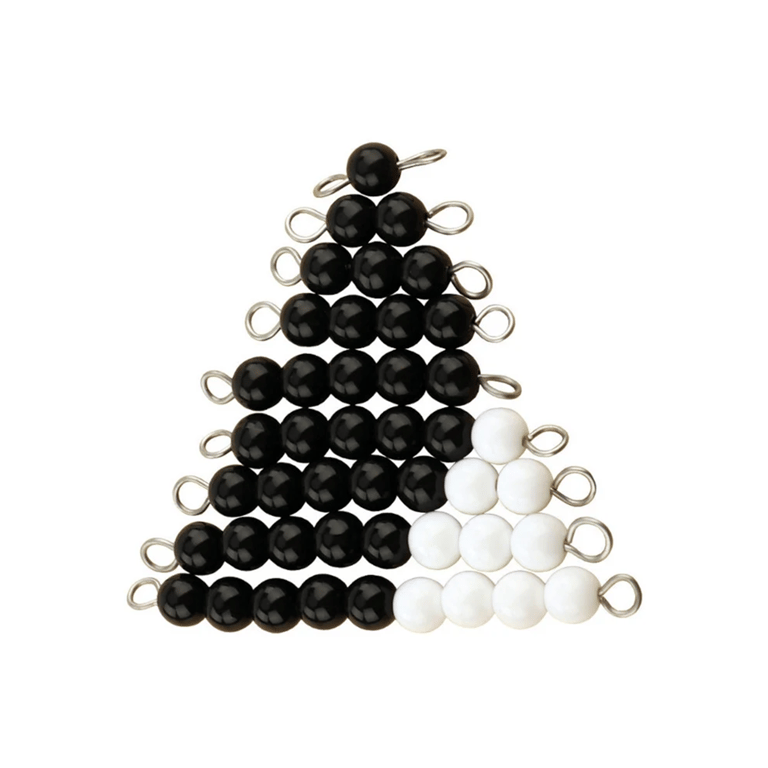 Montessori IFIT Black and White Bead Stairs C Beads