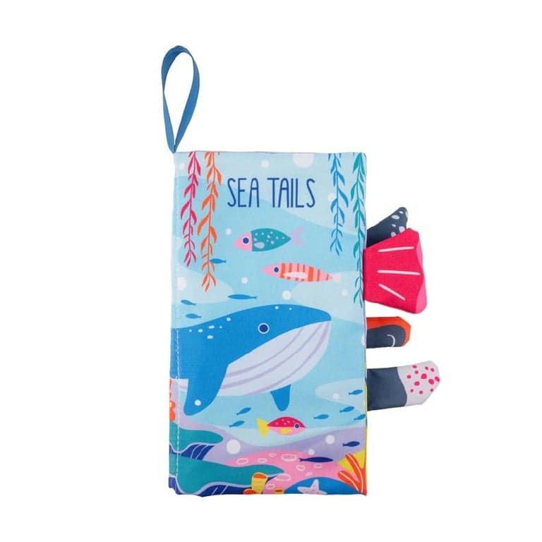 Stephen Joseph Soft Sensory Book With Tails Sea