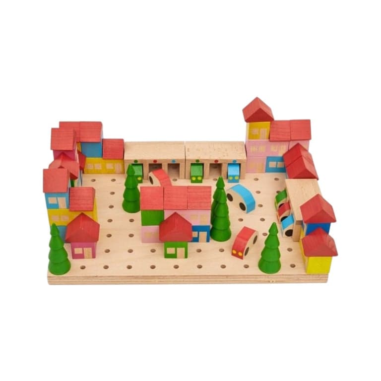 Makura Town Wooden Kit 67 Parts
