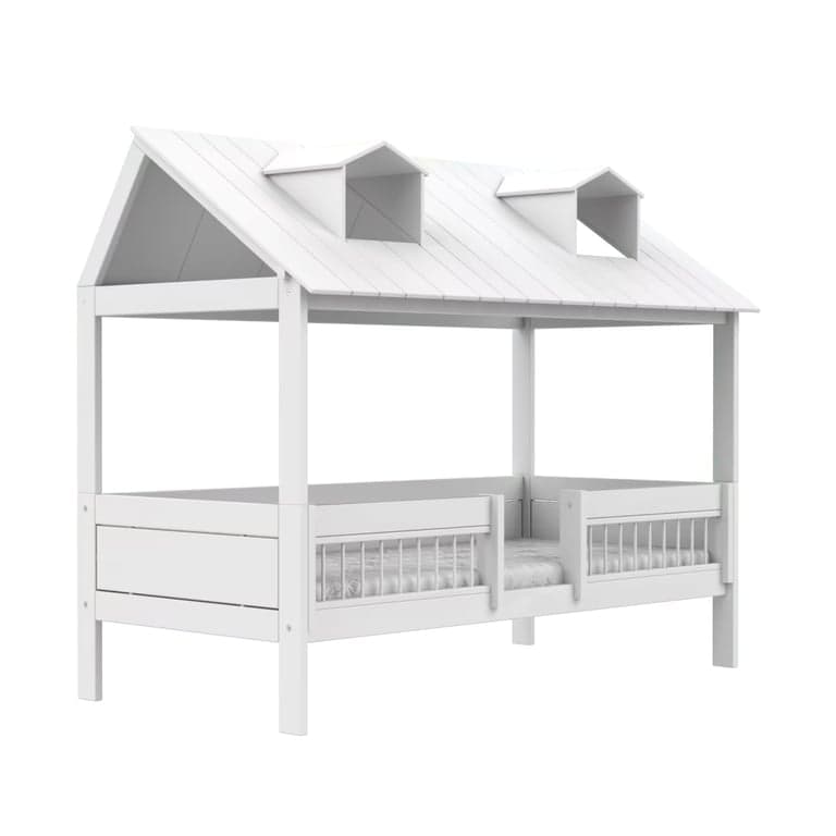 LIFETIME Kidsroom Beach House Bed 90 x 200 cm White Standard