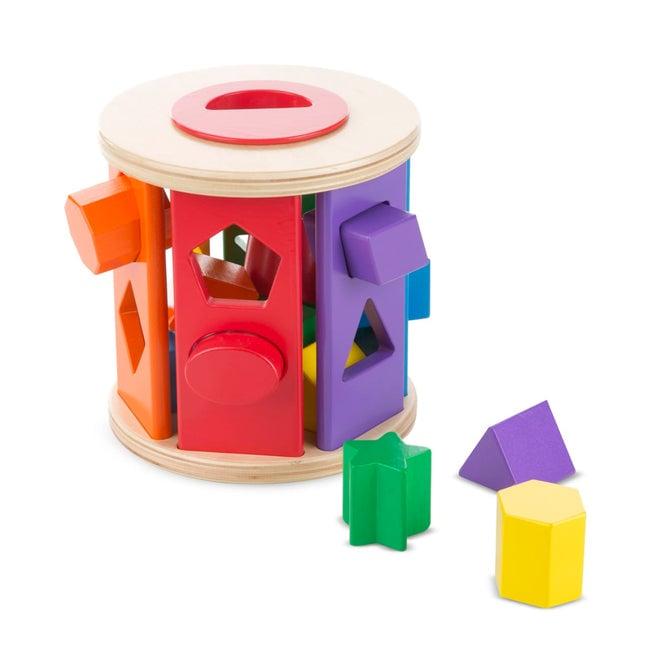 Montessori Melissa & Doug Match & Roll Shape Sorter