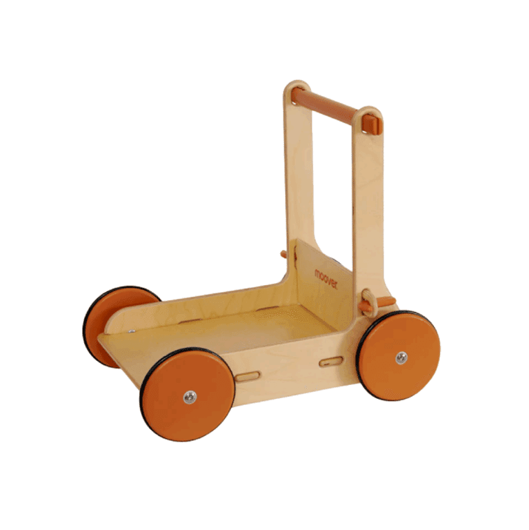 Moover Push Walker Wagon Brown