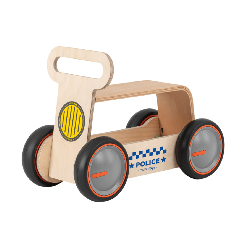 Montessori Mamatoyz 4-Wheels Balance Bike With Storage Police