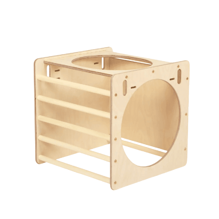 Montessori Katehaa Skylight Climbing Cube Natural