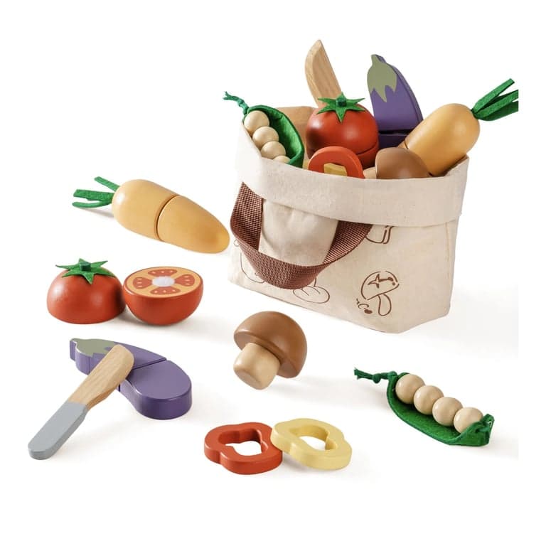 Robud Wooden Cutting Food Set Vegetables