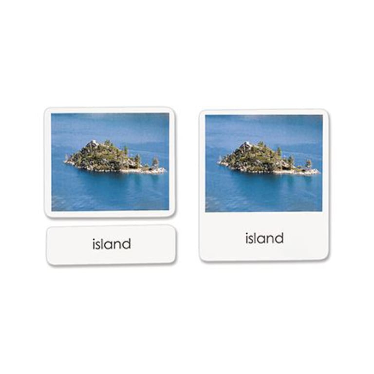 Montessori Montessori Services Land and Water Cards Set 1