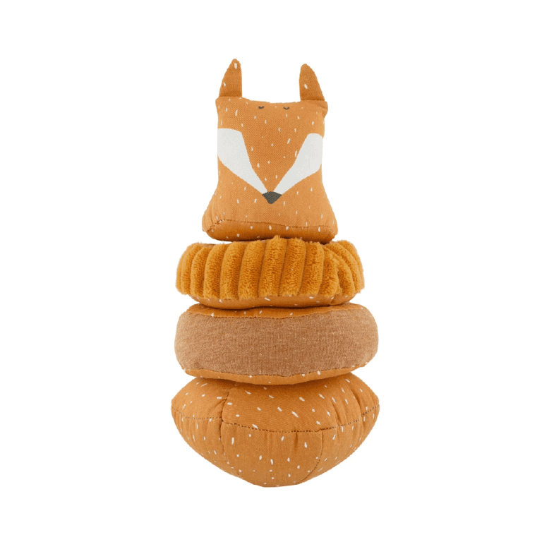 Montessori Trixie Wobbly Plush Stacker Fox