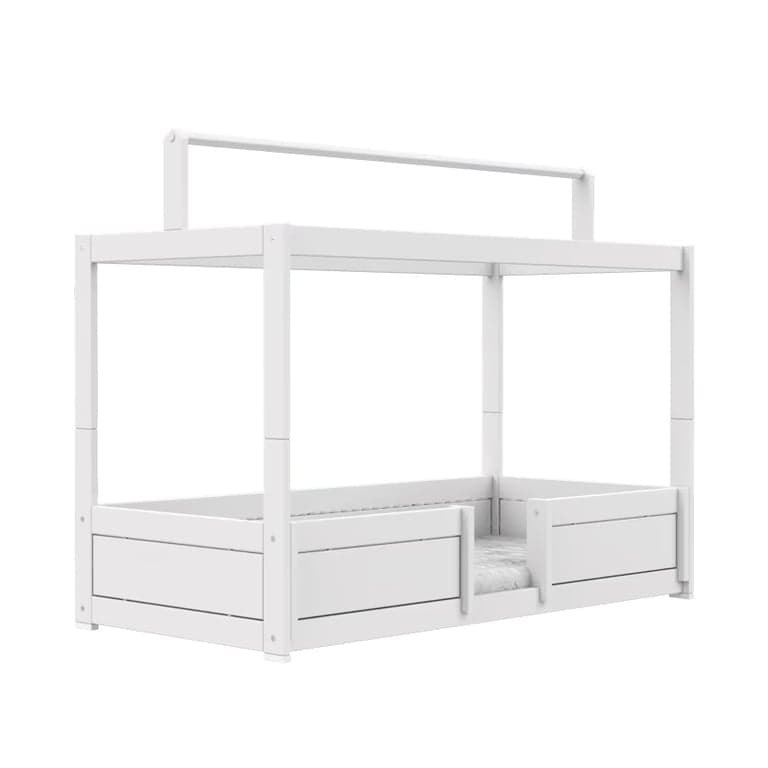 LIFETIME Kidsroom 4-in-1 Bed with Top Structure White Standard