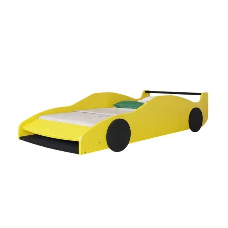 Benlemi Car Bed Ferrari F40 Yellow Black 160 x 80