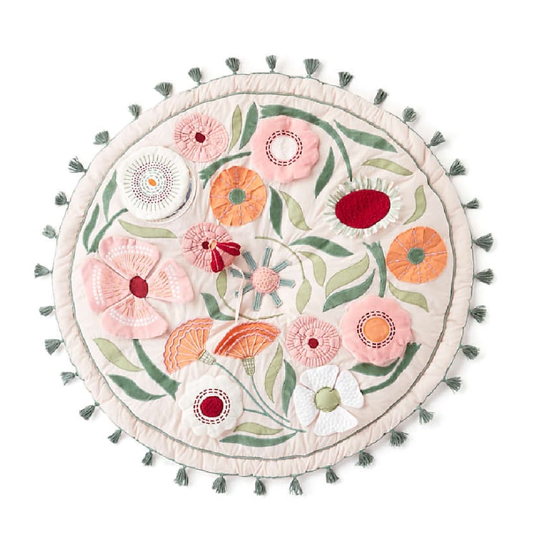Montessori Crate&kids Play Mat Floral Garden